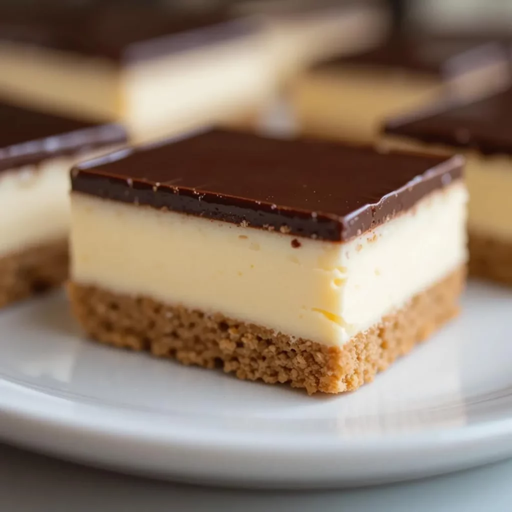 No Bake Chocolate Eclair Cake