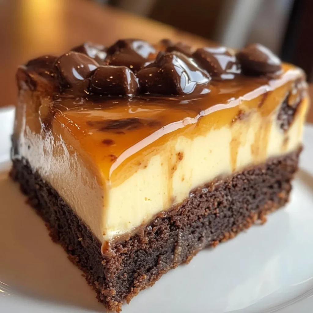 Caramel Brownie Cheesecake