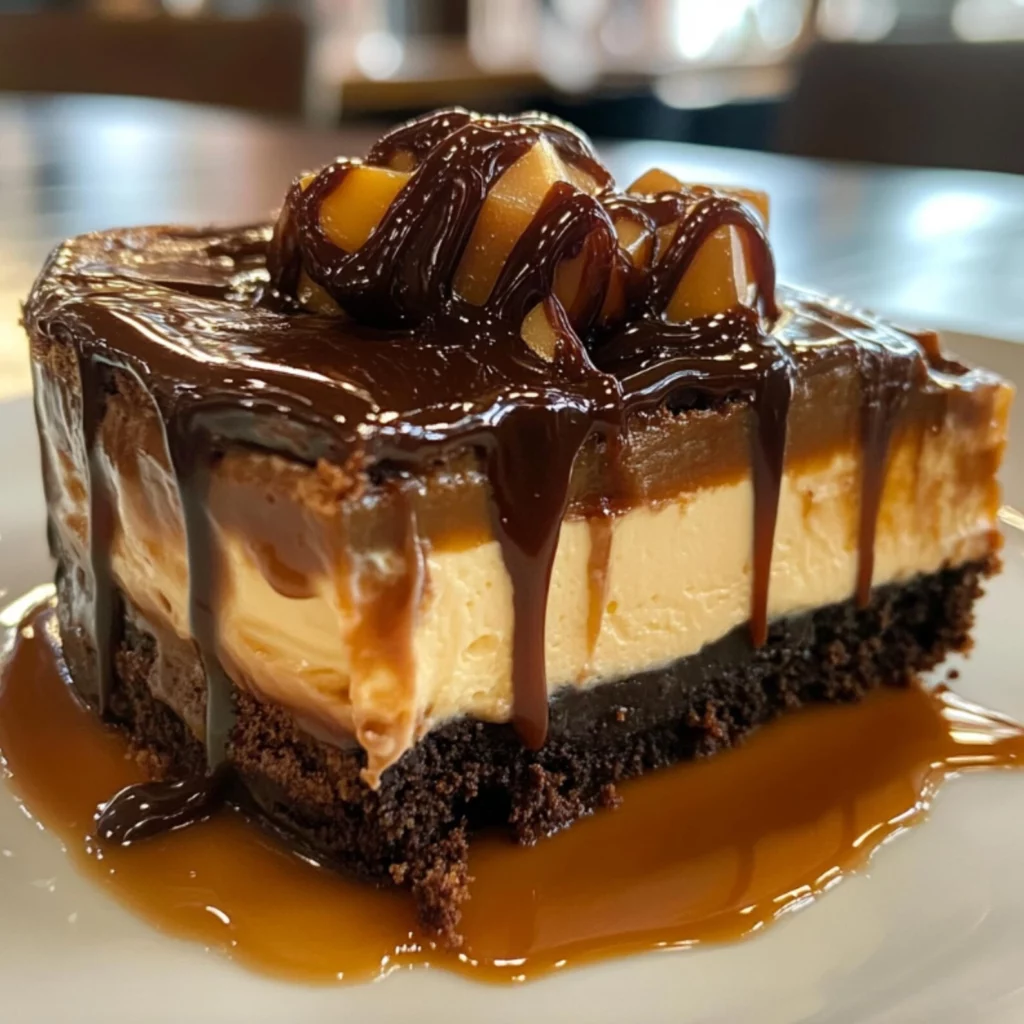 Caramel Brownie Cheesecake