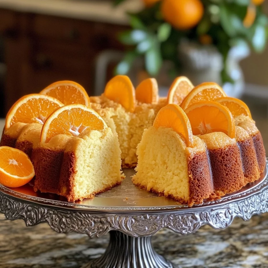 Mandarin Orange Pound Cake