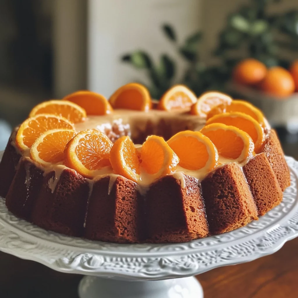 Mandarin Orange Pound Cake