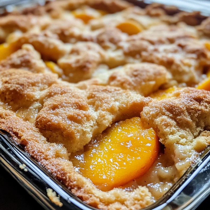 peach cobbler