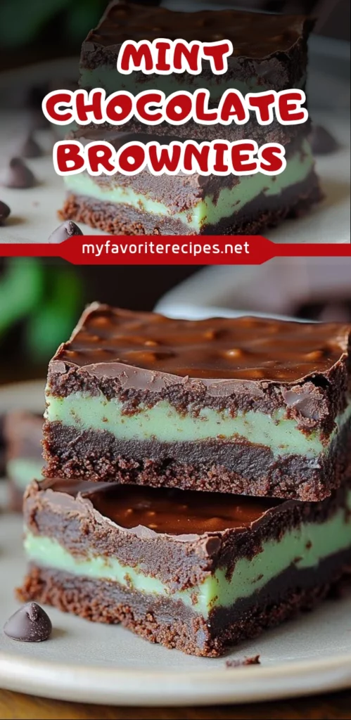 Mint Chocolate Brownies 