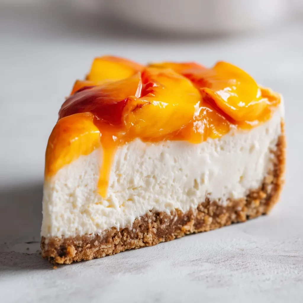 Peach Cheesecake
