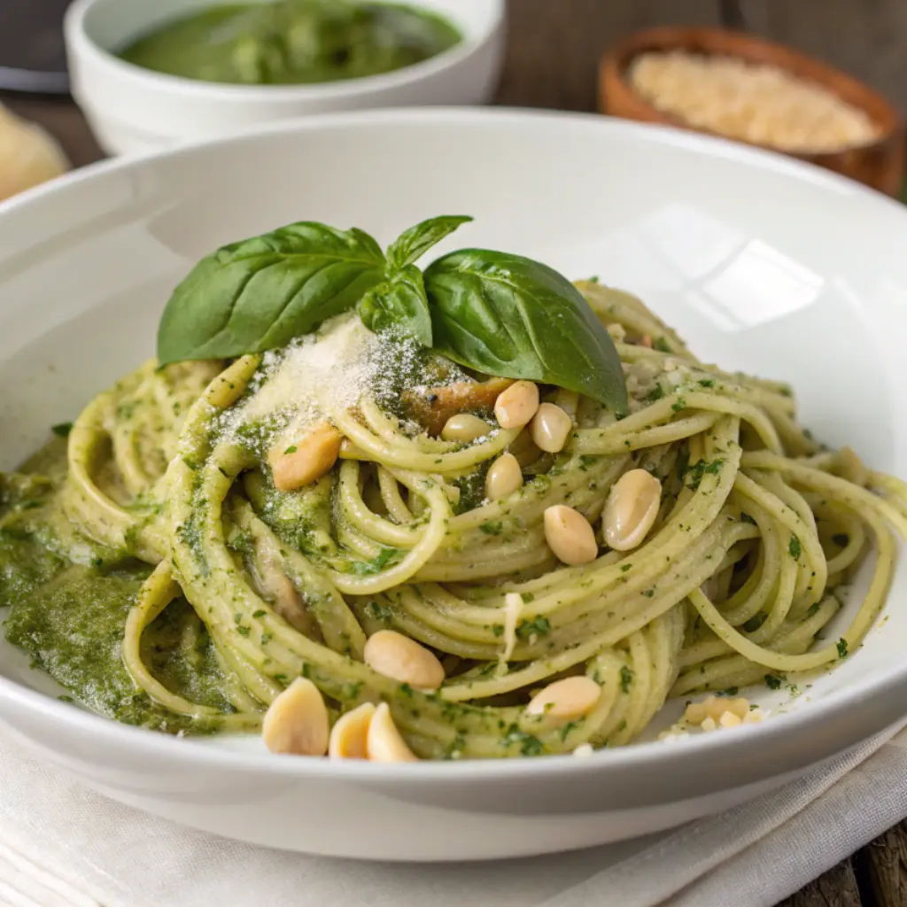 Basil Pesto pasta