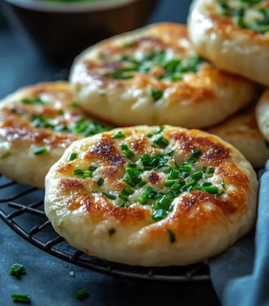 Cheese Stuffed Garlic Naan