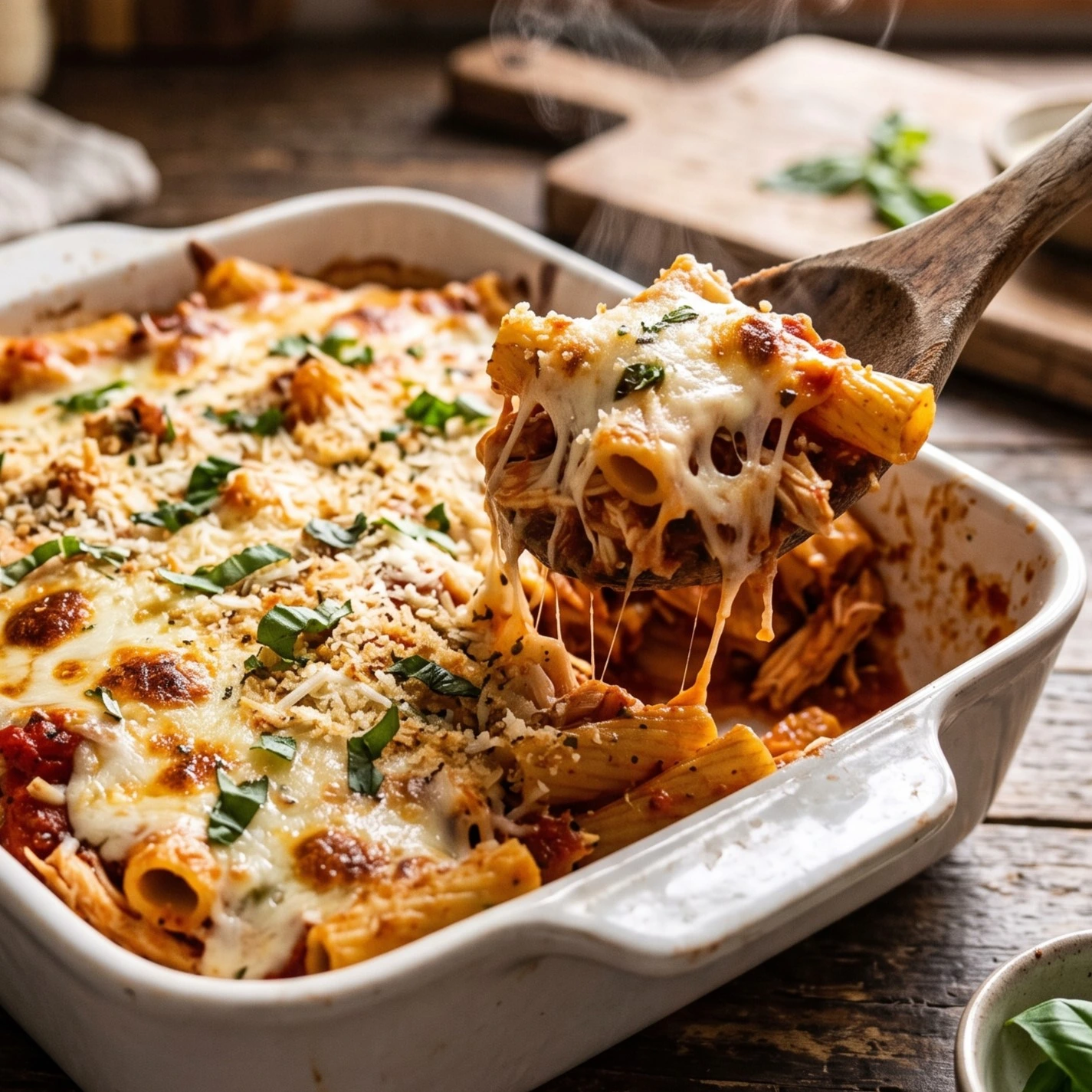 Dump And Bake Chicken Parmesan Casserole 3 Dump And Bake Chicken Parmesan Casserole
